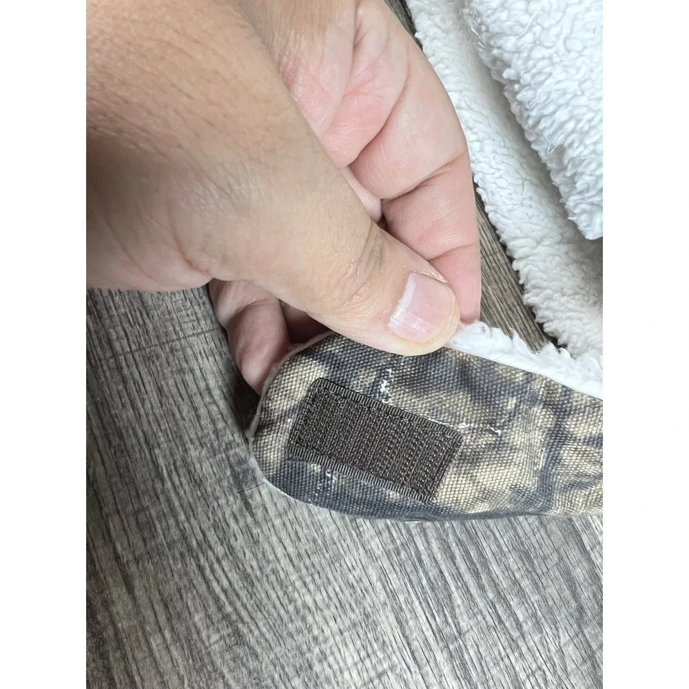 Carhartt Baby Toddler Fleece Trapper Hat Camouflage With Sherpa Lining Chin